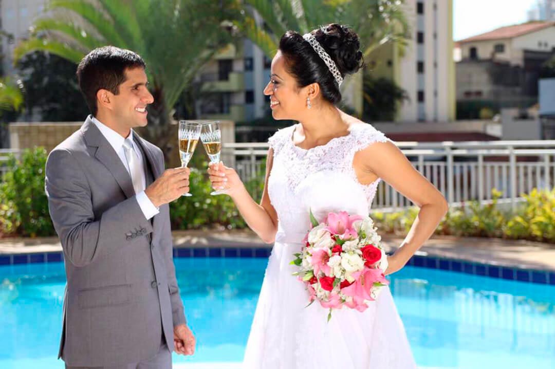 Decoração Mini Wedding ambientada - Festejare Decorações e Flores