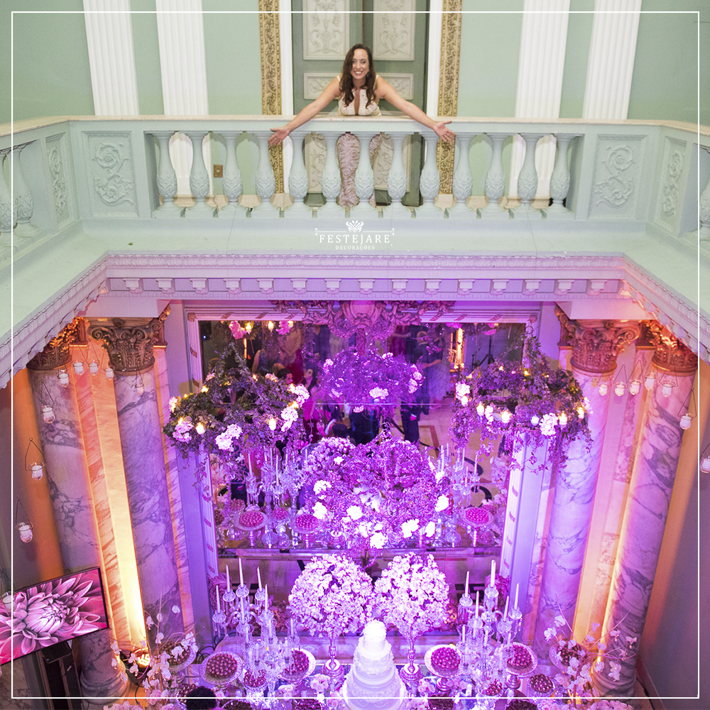 Val du Arte em decoração de casamento no Palácio dos Cedros Val du Arte em decoração de casamento no Palácio dos Cedros
