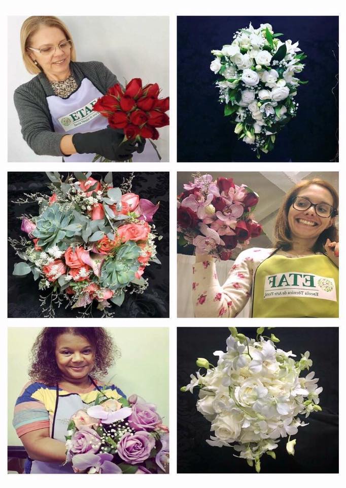 Cursos de arte floral: Buquês para Noivas Cursos de arte floral: Buquês para Noivas