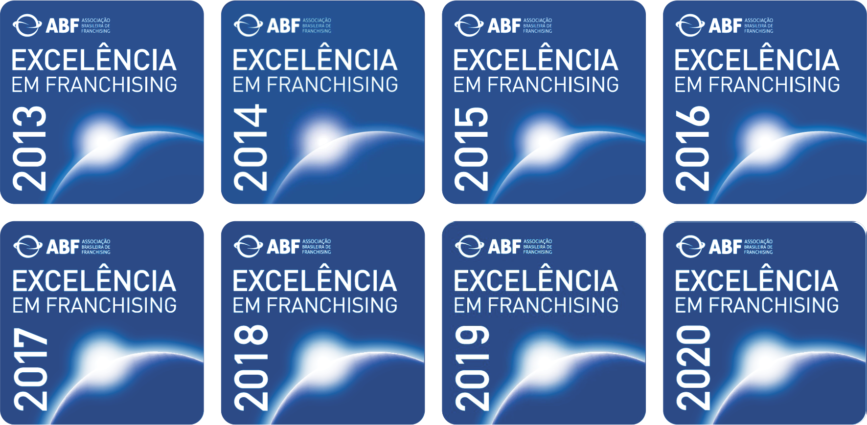 8 Selos de excelência